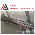 Turkey Mikrosan parallel twin screw barrel for PVC pipe profile masterbatch pelletizing granules  MCV 75/25D, MCV 90/26D